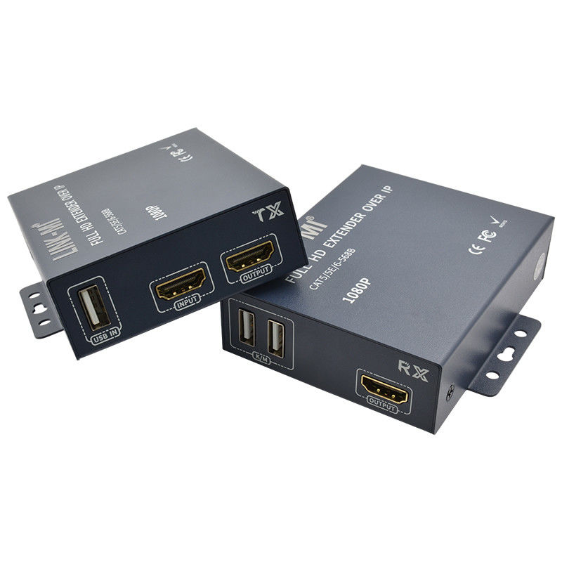 200M 1080p एचडीएमआई केवीएम एक्सटेंडरhdmi एचडीएमआई ओवर टीसीपी/आईपी लूप आउट पॉइंट टू मल्टी पॉइंट के साथ