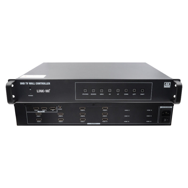 4K वीडियो वॉल स्प्लिटर HDMI1 2x5 स्प्लिसिंग HDMI2.0 HDMI1.4 DP इनपुट 4K@60Hz 4:4:4