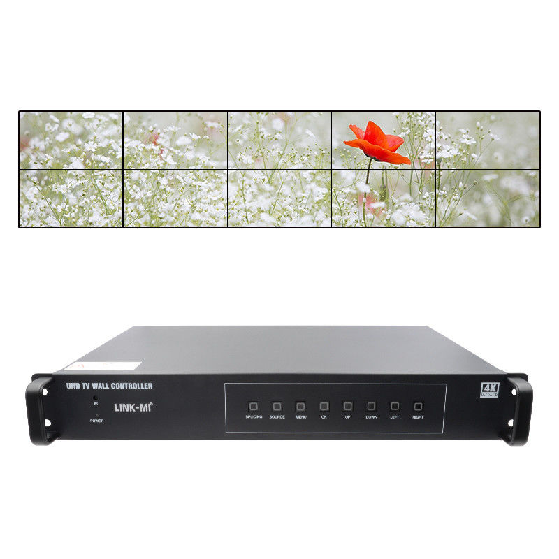 4K वीडियो वॉल स्प्लिटर HDMI1 2x5 स्प्लिसिंग HDMI2.0 HDMI1.4 DP इनपुट 4K@60Hz 4:4:4