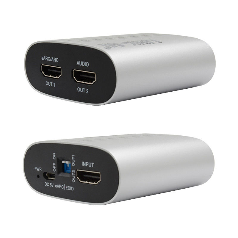 18Gbps HDMI एक्सट्रैक्टर एक्सट्रैक्टर 4K@60Hz CEC EDID HDMI EARC ऑडियो एक्सट्रैक्टर कन्वर्टर