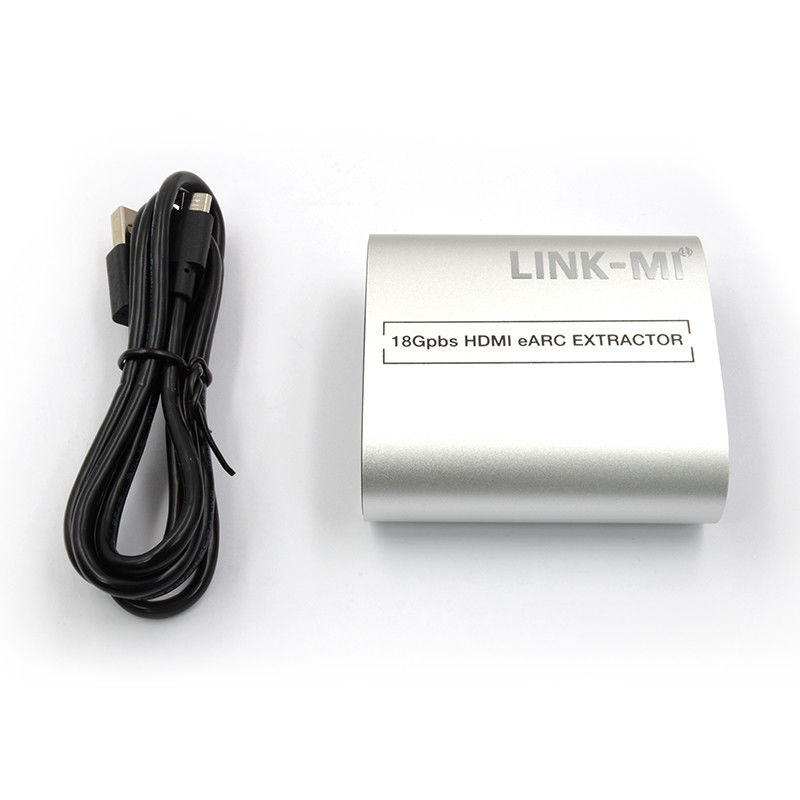18Gbps HDMI एक्सट्रैक्टर एक्सट्रैक्टर 4K@60Hz CEC EDID HDMI EARC ऑडियो एक्सट्रैक्टर कन्वर्टर