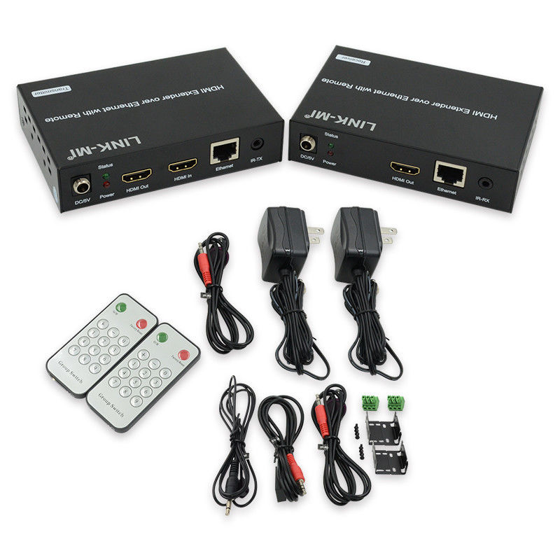 120M AV HDMI Over IP POE एक्सटेंडर समर्थन POE RS232 वीडियो HDMI एक्सटेंडर