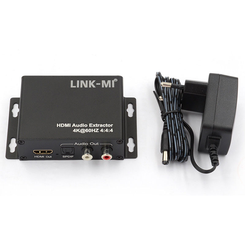 18Gbps 4K 1080P एचडीएमआई ऑडियो एक्सट्रैक्टर समर्थन एप्पल टीवी उपग्रह रिसीवर के लिए ईडीआईडी 3 डी