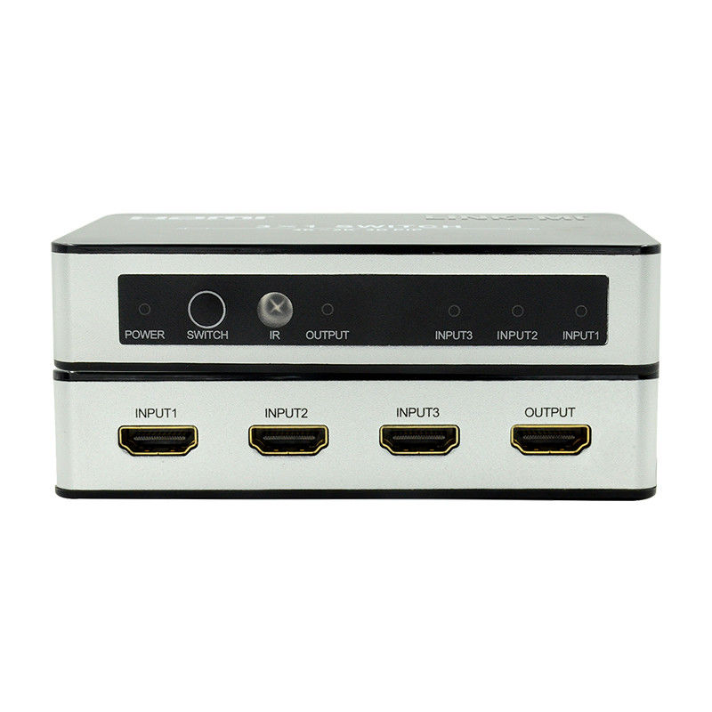 4K2K एचडीएमआई स्विच 3x1 एचडीएमआई स्प्लिटर 5 वी 1 ए समर्थन पीआईपी 3 डी 3 से 1 वीडियो स्विच